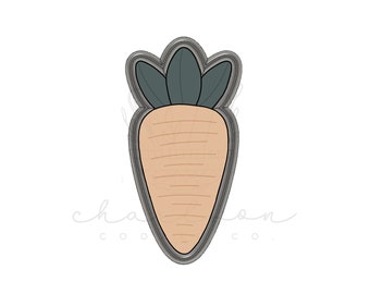 Carrot cookie cutter