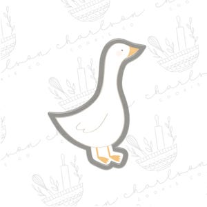 Goose cookie cutter