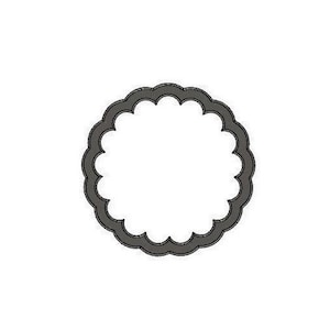 Scalloped circle no. 2 (17 scallops) cookie cutter