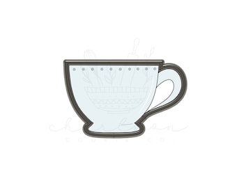 Teacup cookie cutter
