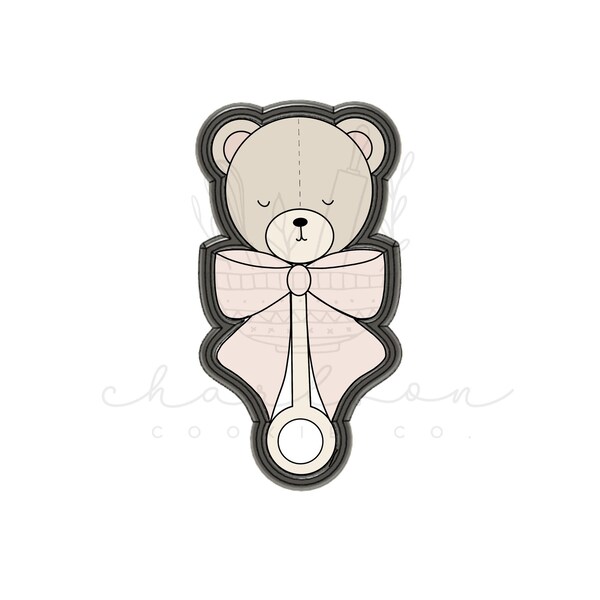 Teddy Bear Rattle - Etsy