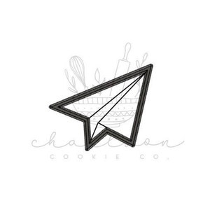 Paper airplane cookie cutters