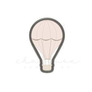 Hot air balloon / light bulb cookie cutter