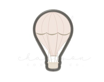 Hot air balloon / light bulb cookie cutter