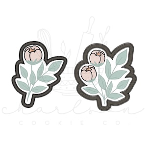 Peony no. 2 cookie cutter