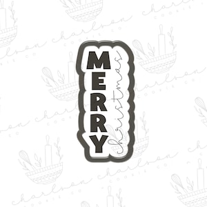 Cortador de galletas de Feliz Navidad