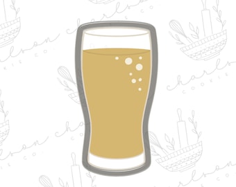 Beer glass cookie cutter
