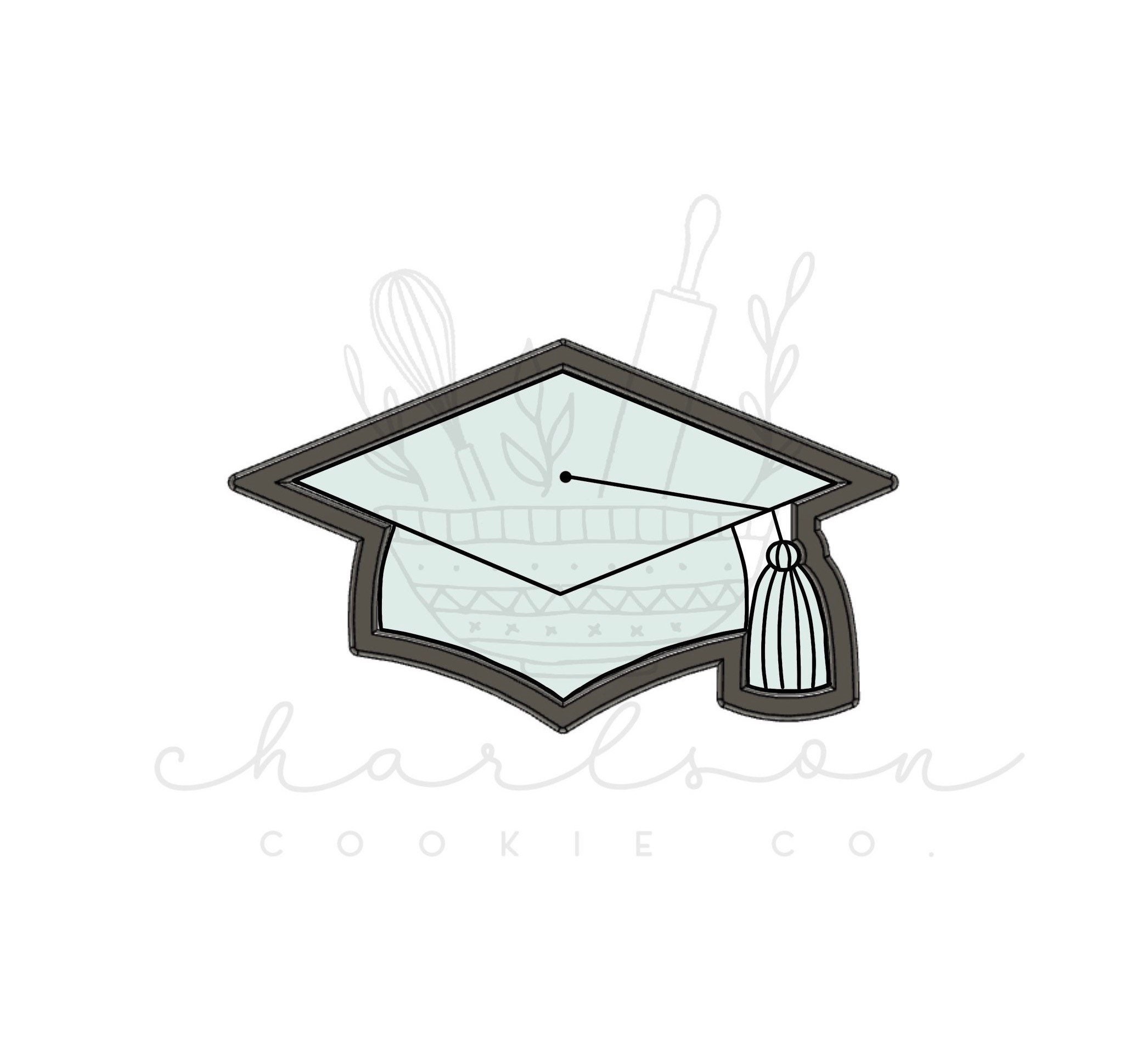 Graduation Hat Stamp –