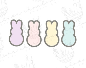 Tall bunny no. 2 cookie cutter