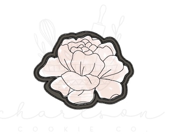 Peony no. 4 cookie cutter