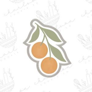 Cortador de biscoitos de laranjas