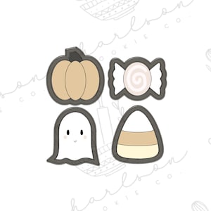 Thème d'Halloween 1 lot (4 pièces)