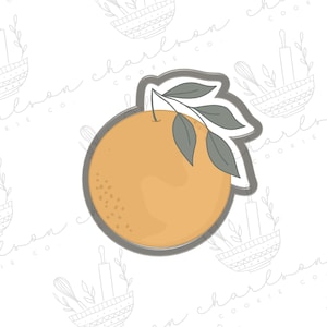 Cortador de biscoitos laranja nº 2