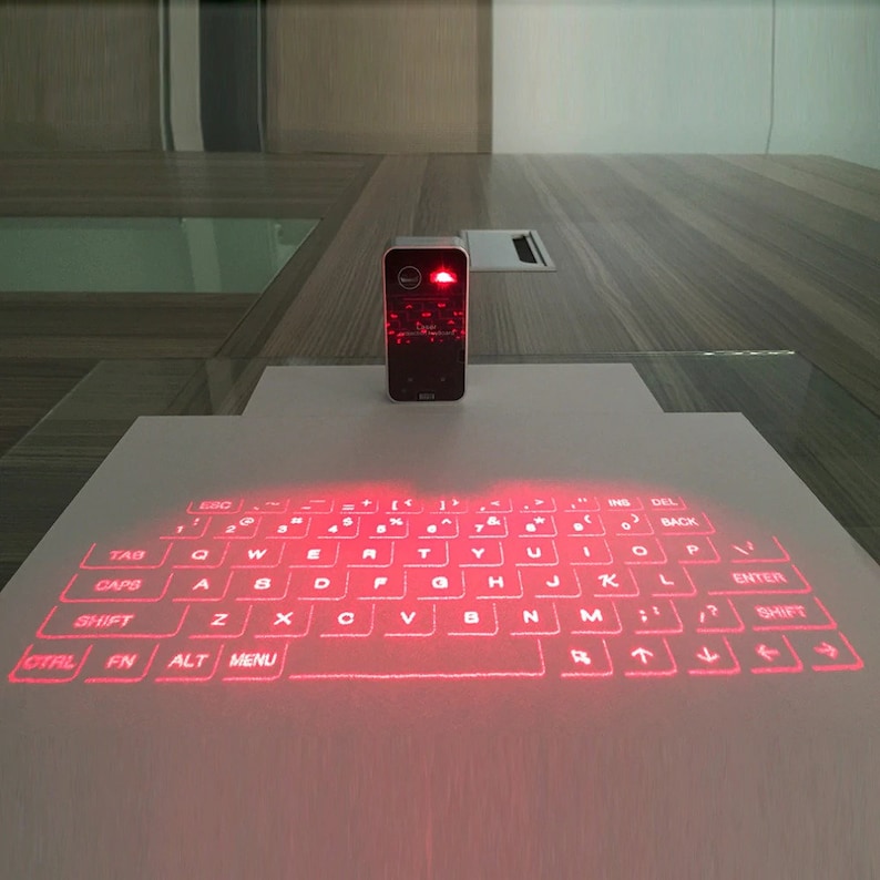 Bluetooth Holographic Laser Projection Keyboard For All Etsy
