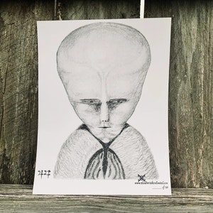 Aleister Crowley&#39;s Lam Druck 8,5 &quot;x 10&quot;