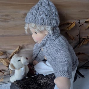 Alvin - Personalized Waldorf Doll, Handmade Birthday Gift,Custom Waldorf Doll, Made to Order 14&quot; Doll, Art Doll, &quot; Free Express Shipment&quot;