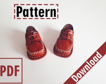 Paola Reina Doll Shoe Pattern – Leather Hand Sewing (PDF Pattern)