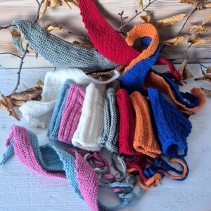 Hand-Knitted Doll Hat and Scarf Set – Waldorf Inspired, 14-16 Inch