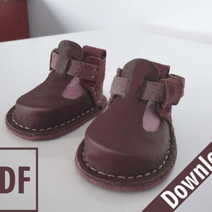 Doll Shoe Pattern #1 for BB Dolls, LL Dolls, Waldorf Dolls, MSD Dolls, Meadow Dolls, Masha Dolls, Dumplings, Tweens, Moppets, Pdf Content