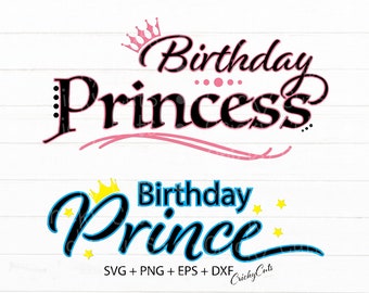 Download Birthday Prince Svg Etsy