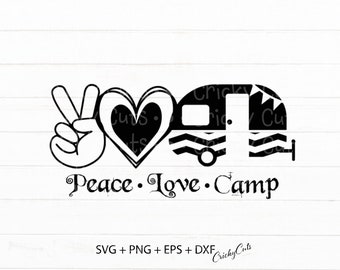 Free Free 90 Peace Love Camping Svg SVG PNG EPS DXF File