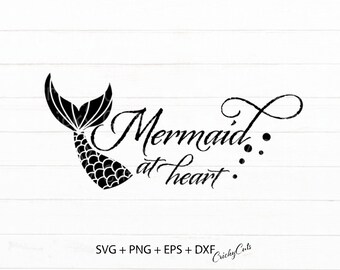 Download Mermaid Heart Svg Etsy