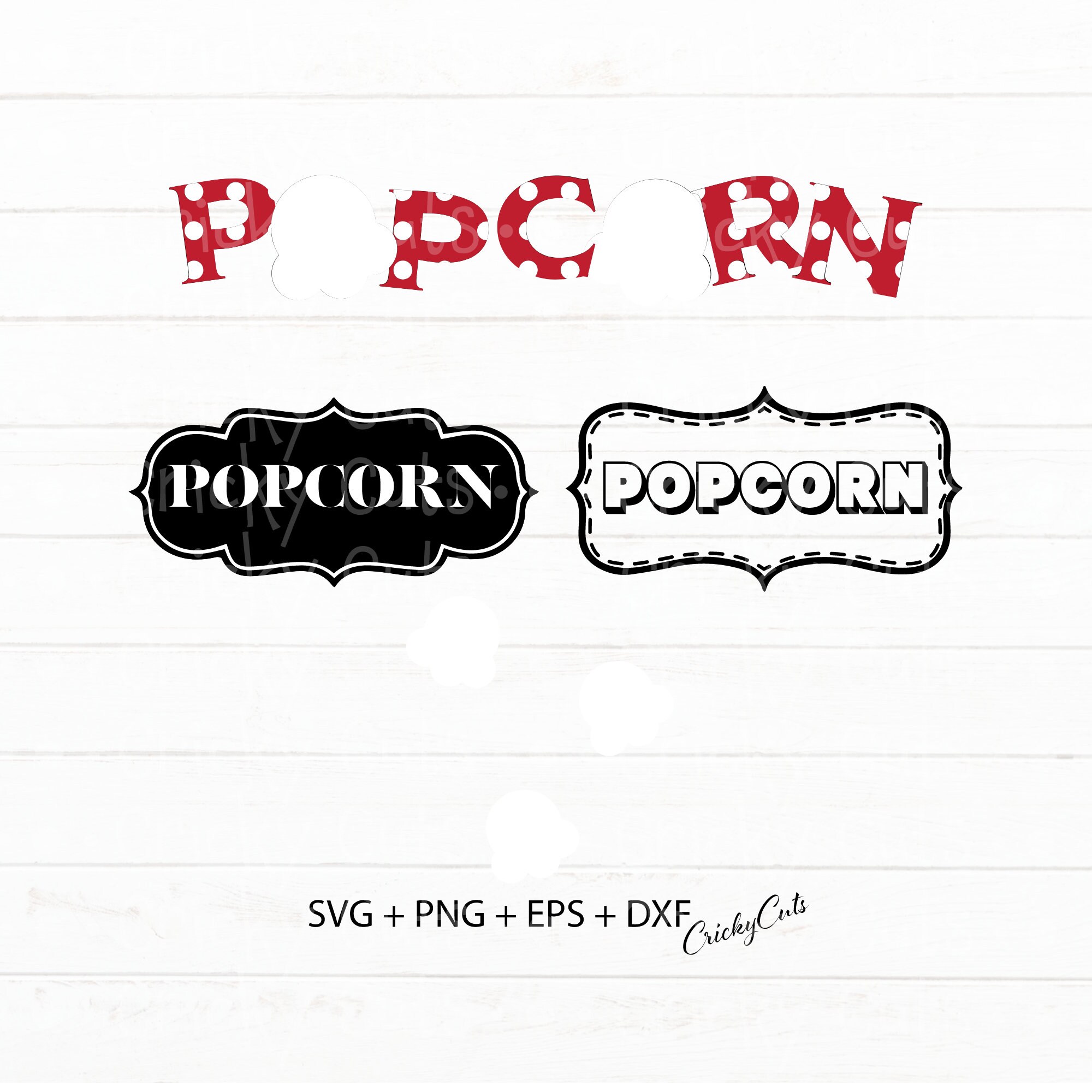 Popcorn Bundle Svg Popcorn Label Svg Popcorn Bowl Label Svg Etsy