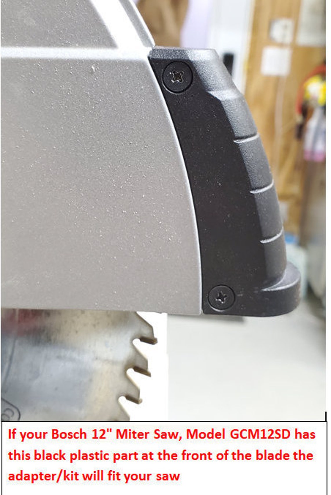 Bosch 12 Miter Saw Model GCM12SD Kerf Light Kit Etsy Canada