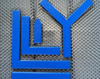 Magnetische honingraatlasergraveermalset, installatiehandleidingen (STL-afdrukbestand)