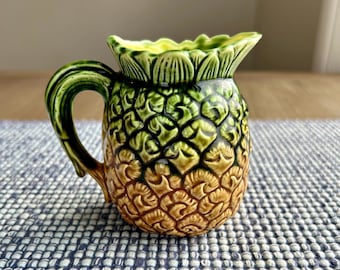 Vintage Ceramic Pineapple Creamer / Small Pitcher from Hawaii