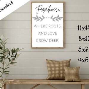 Farmhouse Quote Digital Print