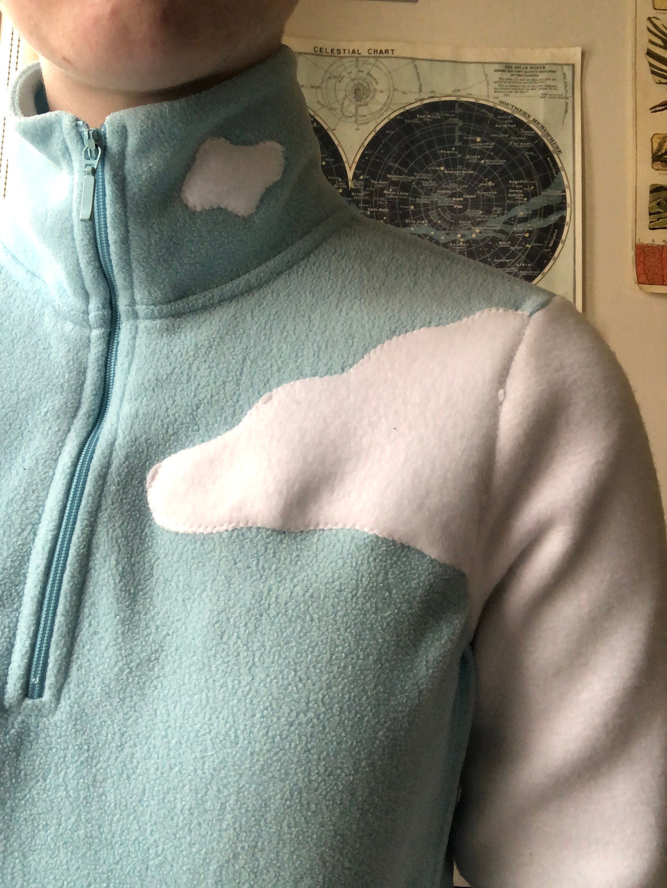 Granola Set Cloudfleece Handmade Upcycled Fleece Zipup Jacket Etsy