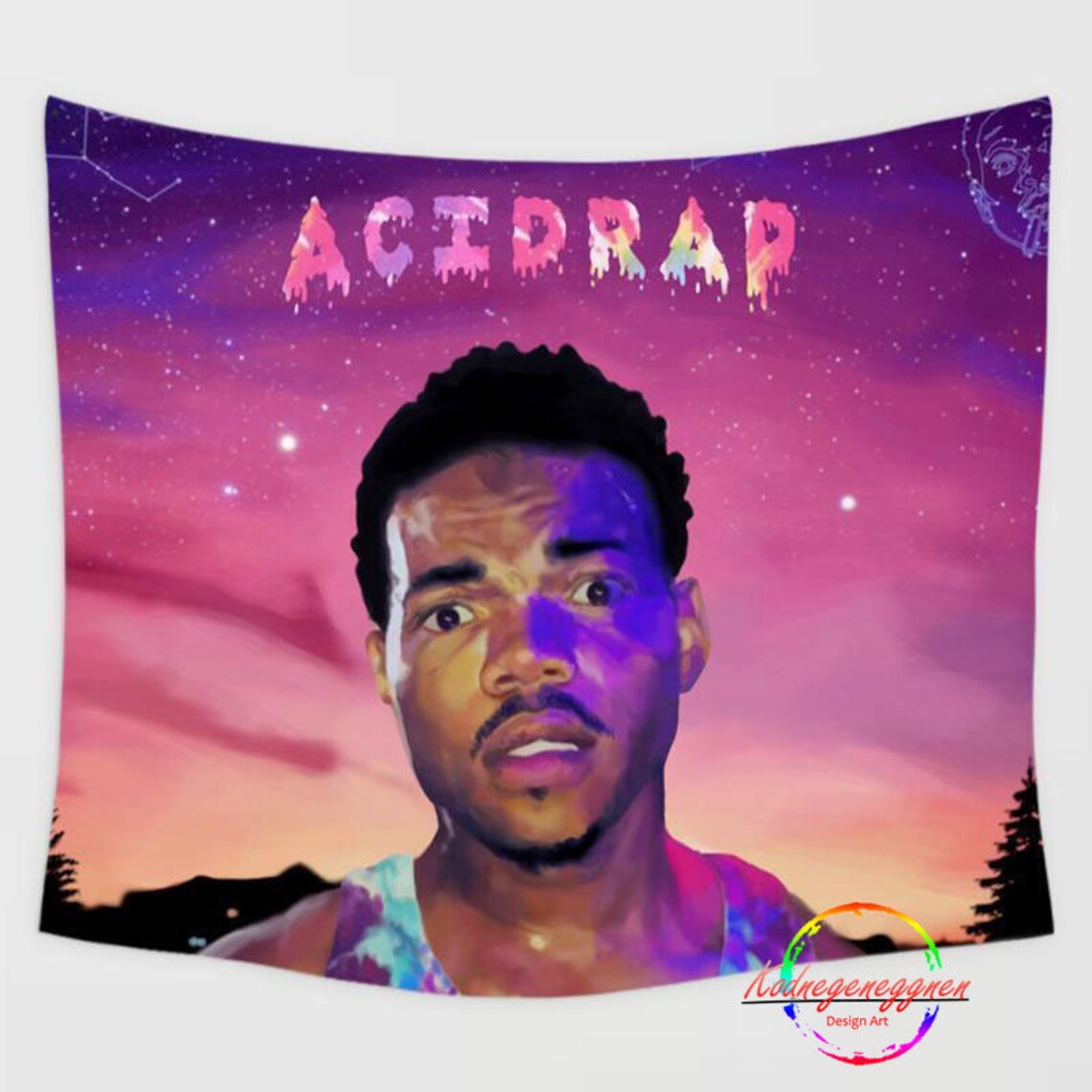 Chance the Rapper Tapestry Chance the Rapper Acid Rap Wall Etsy