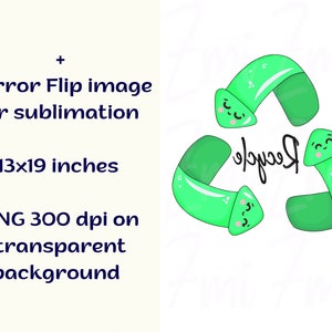 Recycle Png Clipart, Cute Kawaii Zero Waste Printable Sublimation ...