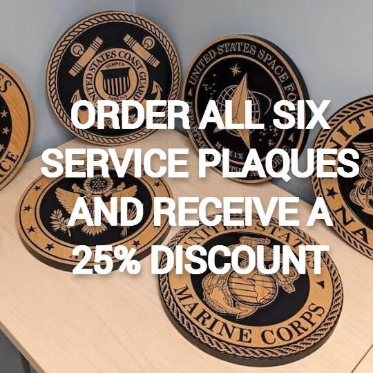 U.S. Navy Emblem Wood Carved Plaque, Veteran Decor Gift, Military