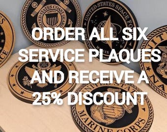 U.S. Marine Corps EGA Wood Carved Plaque, Veteran Wall Art
