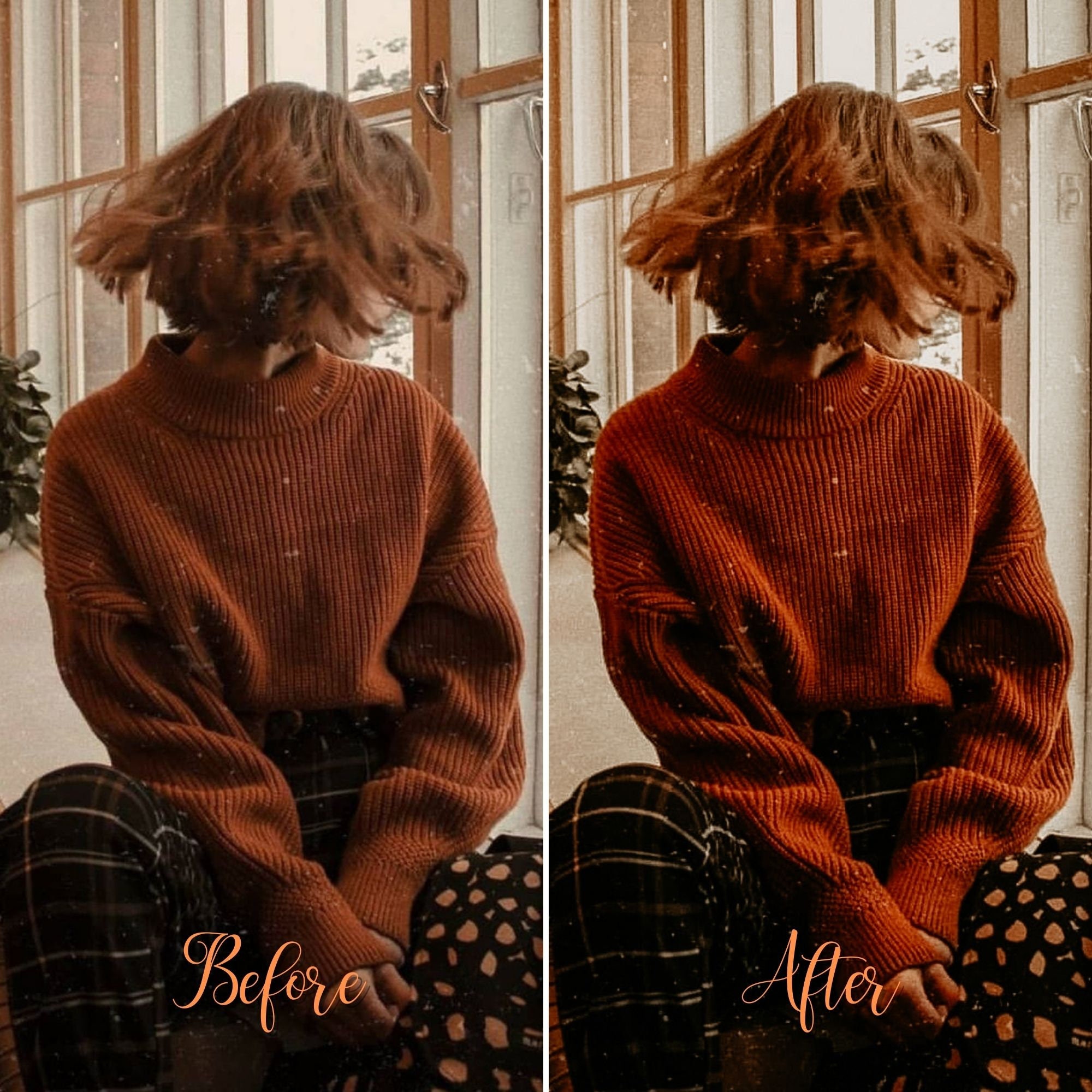 VINTAGE Lightroom Preset Warm Indoor Preset Autumn Fall Etsy