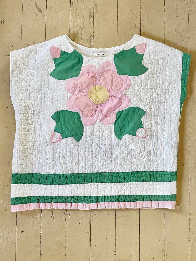 Vintage Quilt Shirt shops - M