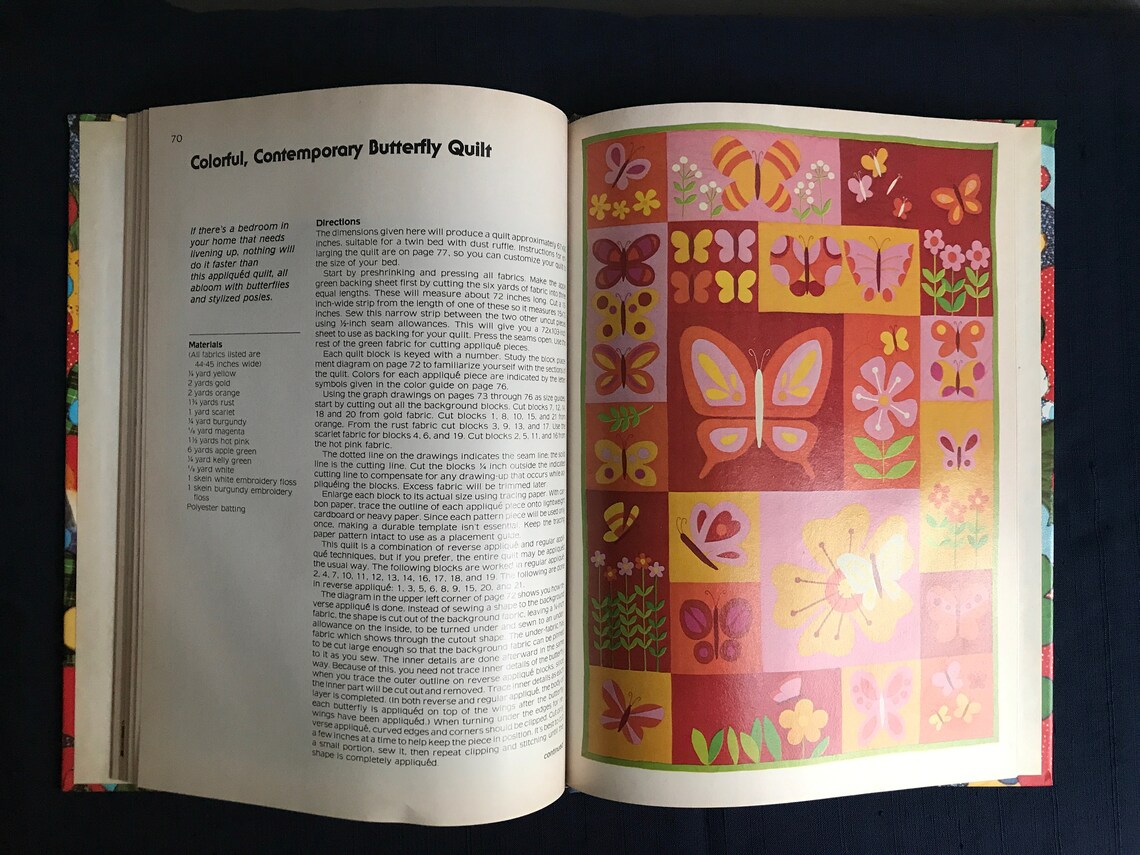 Vintage Patchworking & Quilting Book Etsy