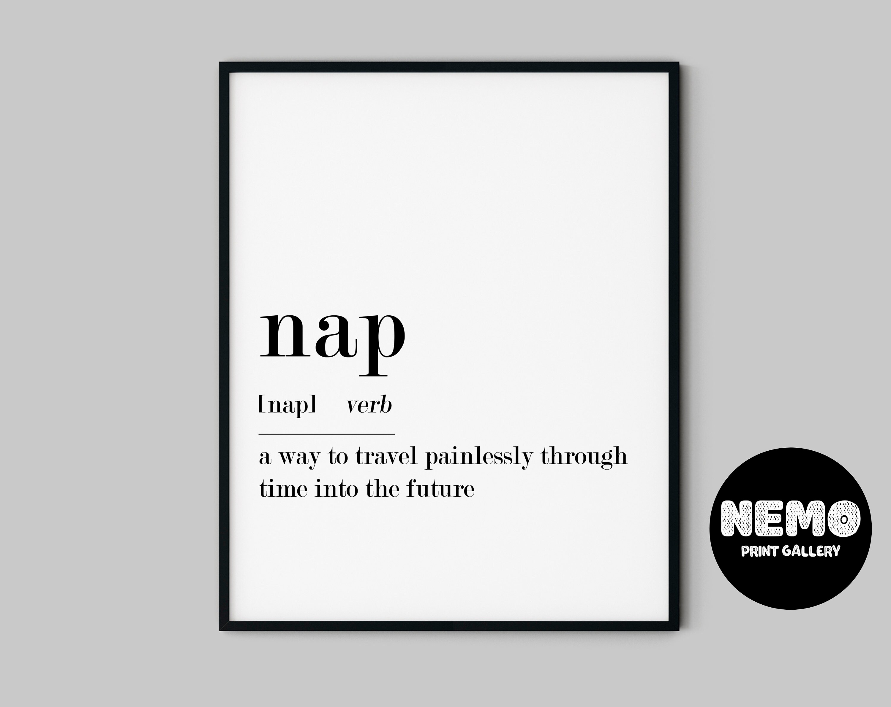 Bedroom Definition Prints Set of 3 Wall Prints Home Decor Etsy