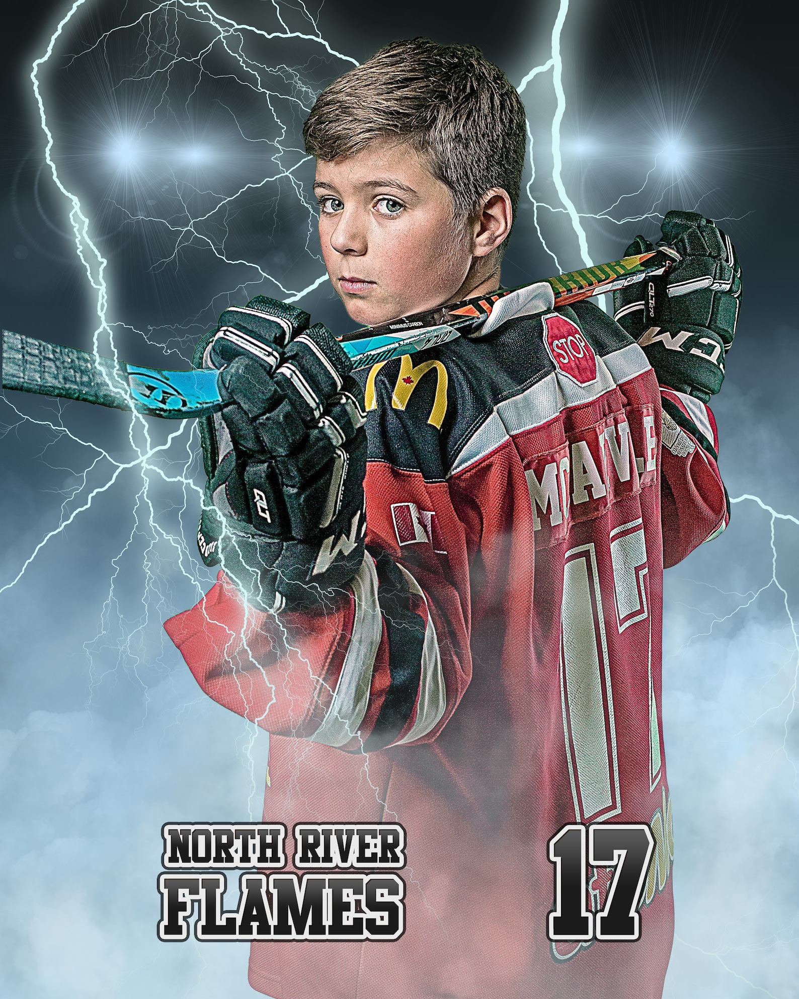 Misty Lightning Sports Background Athlete Adobe CC Template Etsy Canada