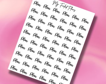 Plan // Foliensticker