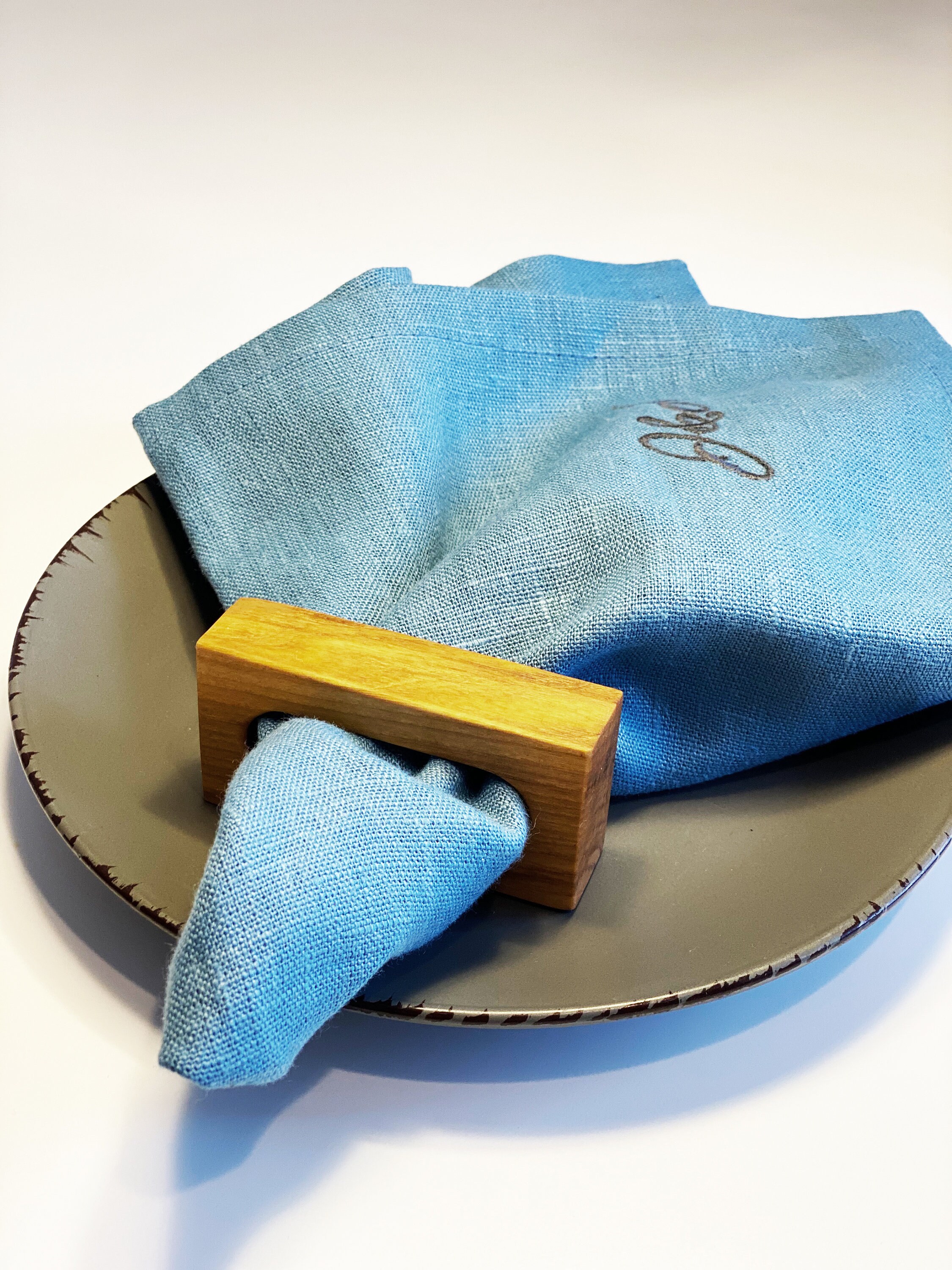 Wood Napkin Rings Rectangle Bulk Napkin Rings Mothers Day Etsy