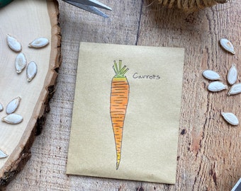 Custom Seed Envelopes - Hand Illustrated