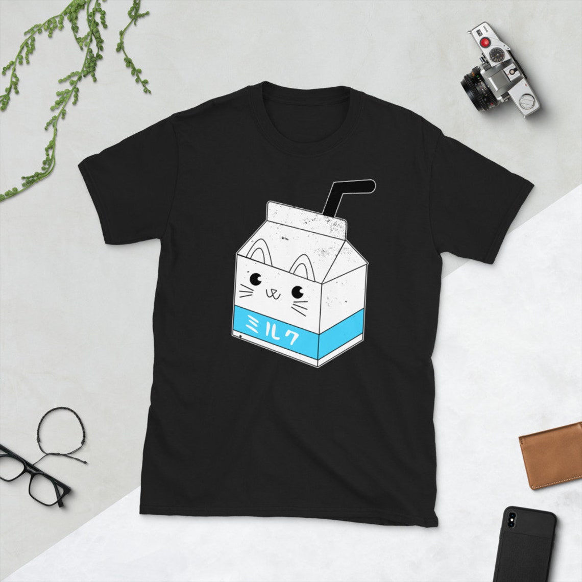 Cat Milk Carton Japanese Milk Carton Kawaii Cute Milk Etsy