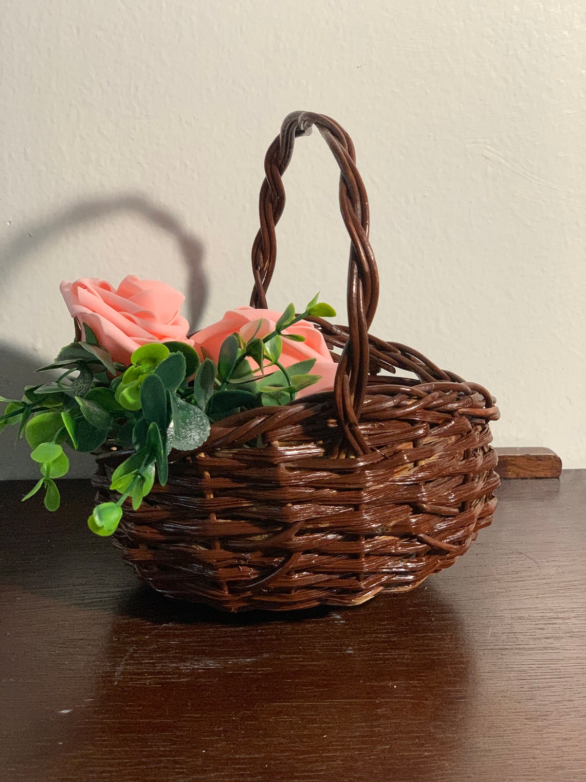 Vintage Cottage Core Teapot and Basket Gift Set Etsy