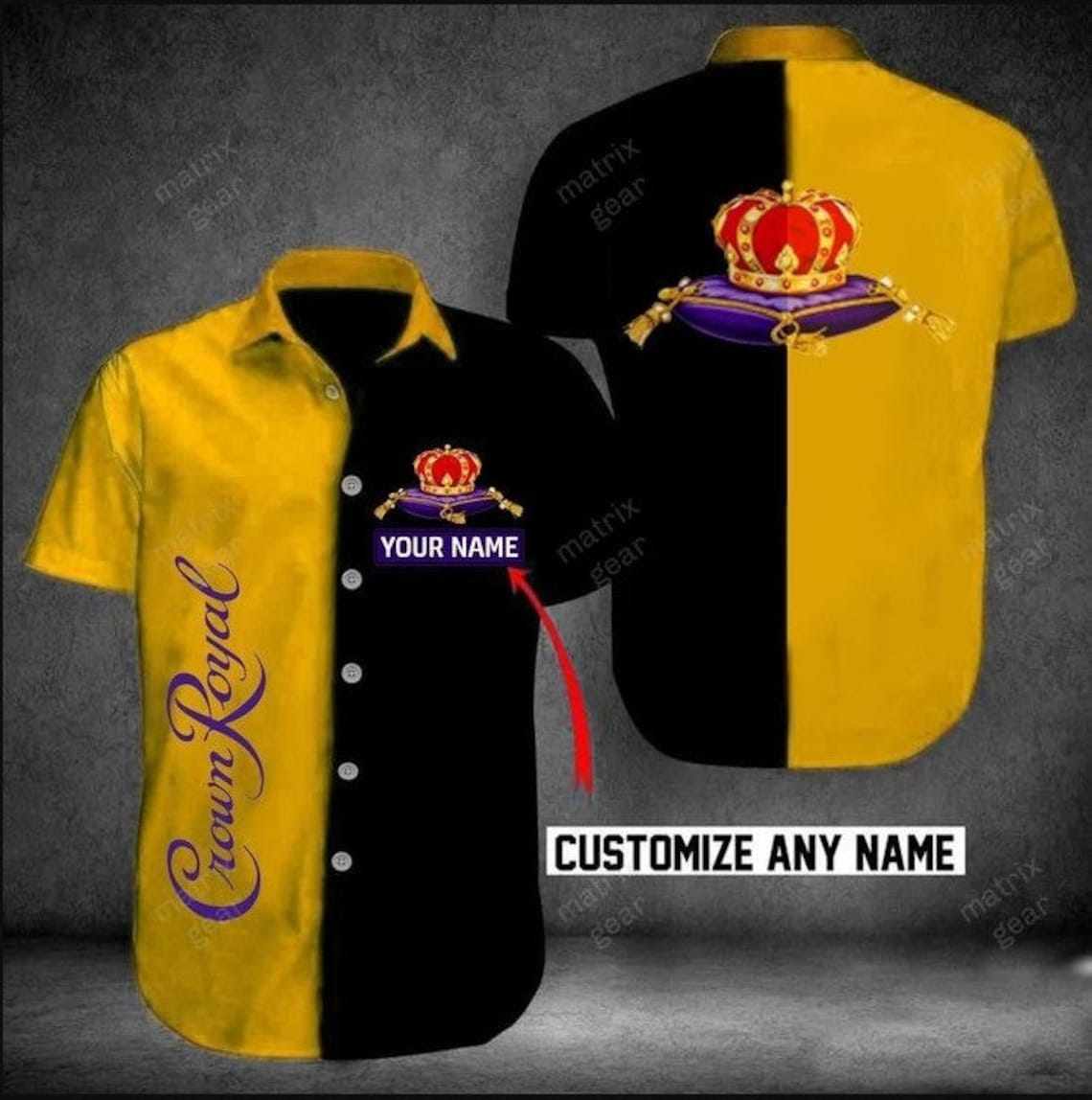 Crown Royal Button Shirts The Soft Cotton And Polyester Etsy