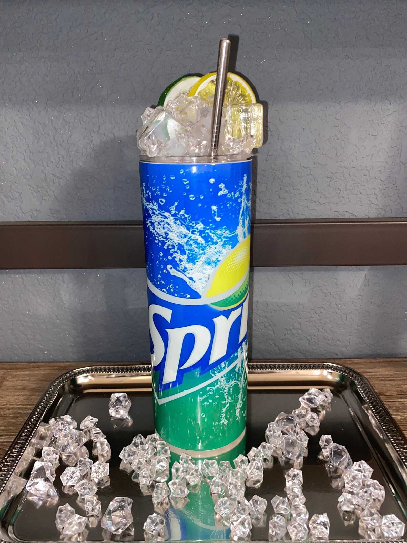 Sprite Inspired 20oz Sublimation Tumbler With Ice Topper Etsy