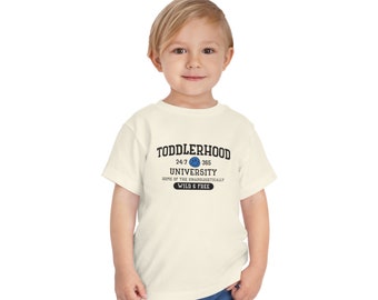 Toddler Tee| Toddler funny Shirt |Super soft toddlerhood shirt| Toddlerhood.