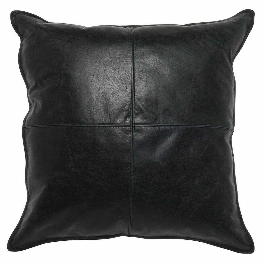 Genuine Leather Cushion Covers Soft Leather Pillow Case Gift Etsy